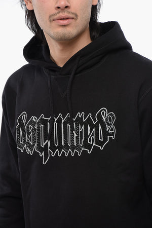 Felpa Hoodie GOTHIC con Logo in Cristalli