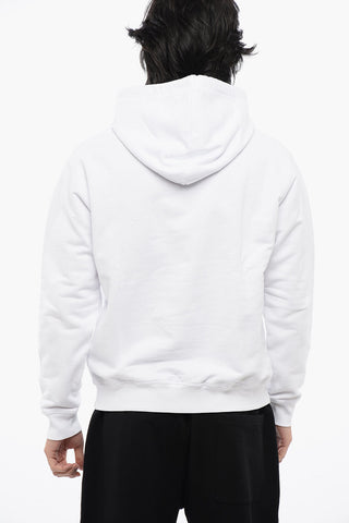 Felpa Hoodie Cool Fit con Strass