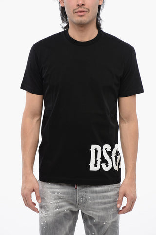 Cotton Cool Fit T-Shirt with Printed Logo