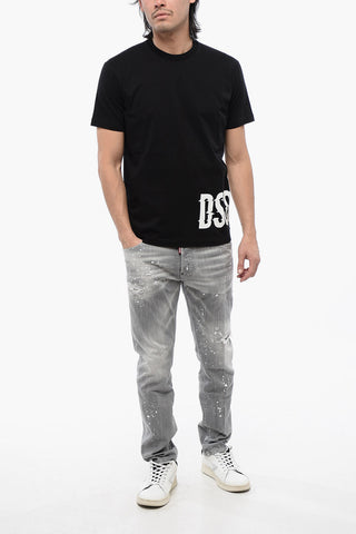 Cotton Cool Fit T-Shirt with Printed Logo