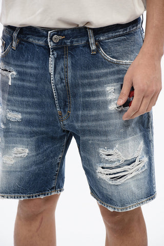 Distressed Denim MARINE Shorts