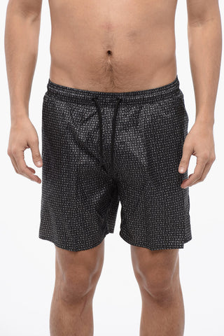 Monogram Boxer Swimsuit