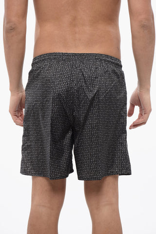 Monogram Boxer Swimsuit