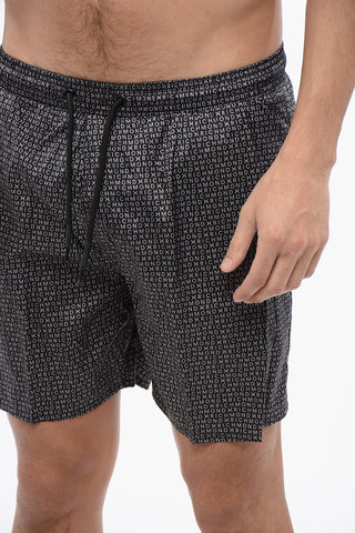 Monogram Boxer Swimsuit