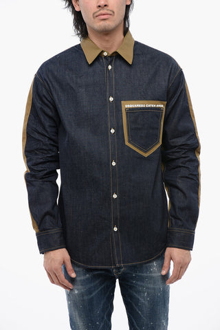 Two-toned CATEN BROS Denim Shirt