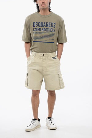 Cargo Shorts STAMPS 64 T. with Paint Effect