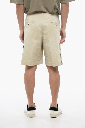 Cargo Shorts STAMPS 64 T. with Paint Effect