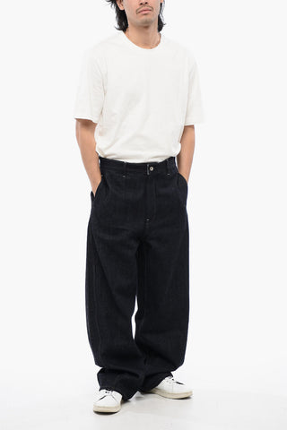 Dark-Wash Straight-Fit Jeans