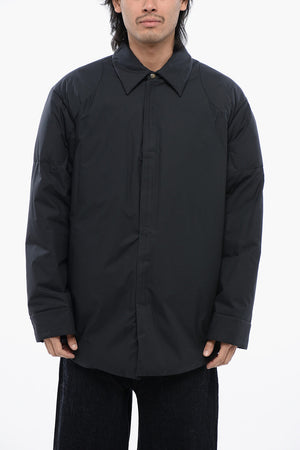 Daunenjacke Mit Kragen Und Riemenverschluss