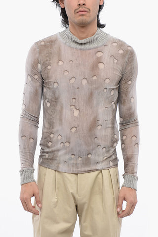 Printed ANUBO Sheer Top