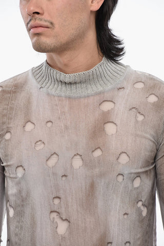 Printed ANUBO Sheer Top