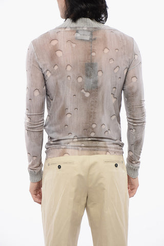Printed ANUBO Sheer Top