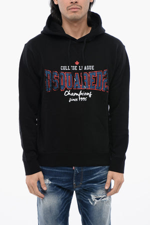 Felpa Hoodie Cool Fit con Stampa Logo