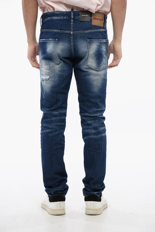 Jeans Cool Guy Distressed con Lavaggio Scuro