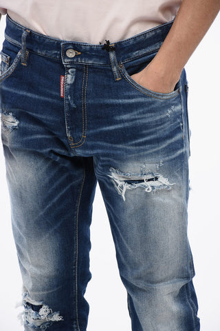 Jeans Cool Guy Distressed con Lavaggio Scuro
