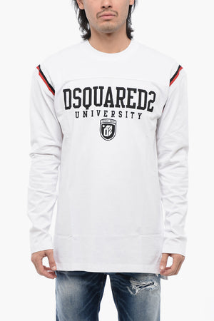 T-Shirt Varsity mit Kontrastdruck