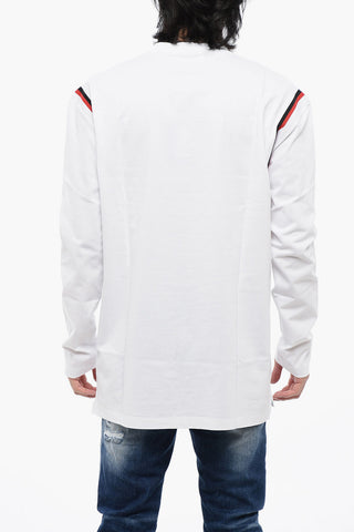 T-Shirt Varsity mit Kontrastdruck