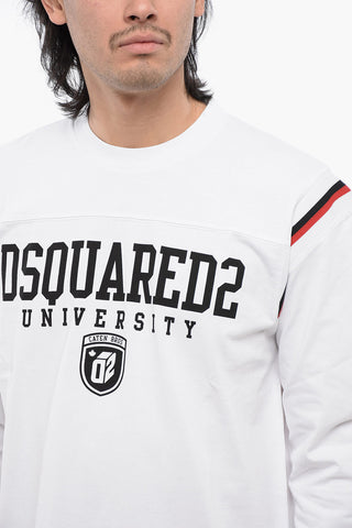 T-Shirt Varsity mit Kontrastdruck