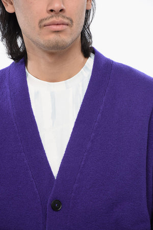 Cardigan In Lana Cotta