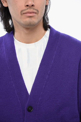 Boiled-Wool Cardigan