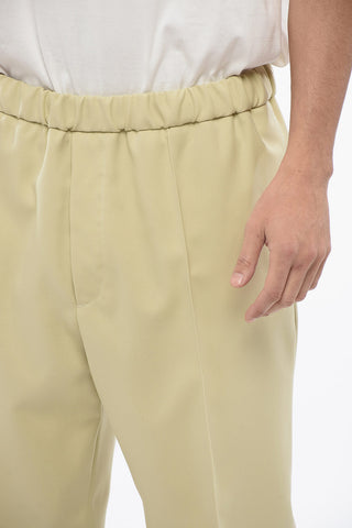 Pleated Pants With Drawstring