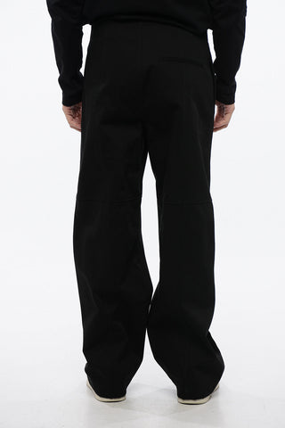 Pantaloni A Vita Alta Con Zip