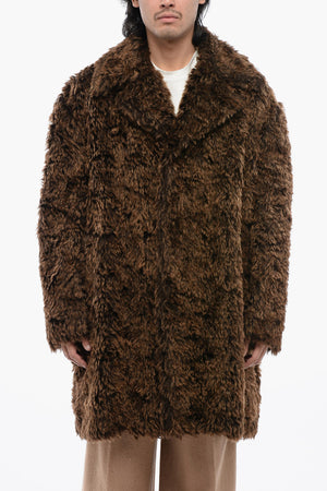 Fuzzy Wool Coat