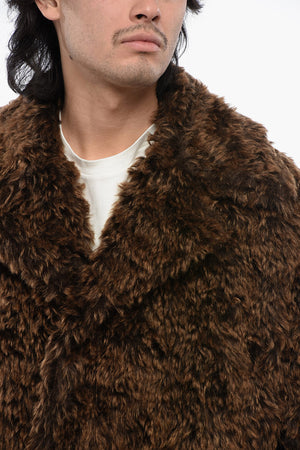 Fuzzy Wool Coat