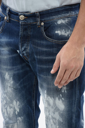 Twisted Leg Jeans MICK Bleached Effect 17 cm