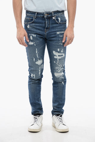 Distressed Effect SKY Skinny Fit Jeans 15 cm