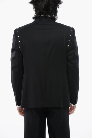 Virgin Wool NUSETTO Blazer With Stud Details