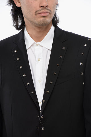 Virgin Wool NUSETTO Blazer With Stud Details
