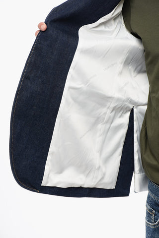 Denim Blazer CATEN BROS with Exposed Seams
