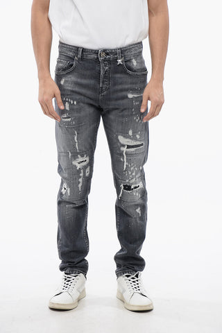 Distressed Effect SKY Skinny Fit Jeans 16 cm