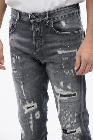 Distressed Effect SKY Skinny Fit Jeans 16 cm