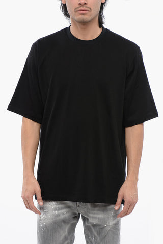 T-Shirt Football Fit aus Baumwollmischung mit Logo-Applikation