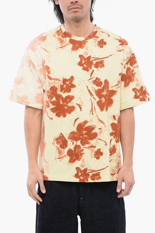 Floral Print Short Sleeved T-shirt