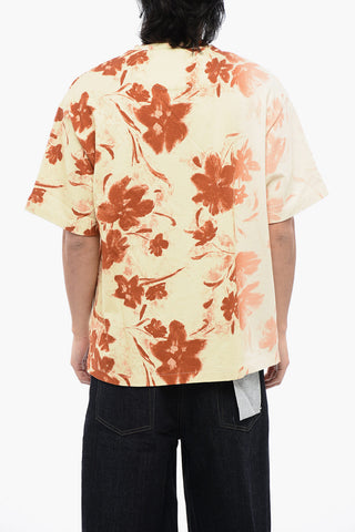 Floral Print Short Sleeved T-shirt