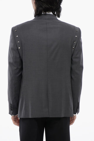 Virgin Wool NUSETTO Blazer With Stud Details