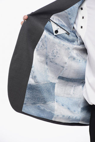 Virgin Wool NUSETTO Blazer With Stud Details
