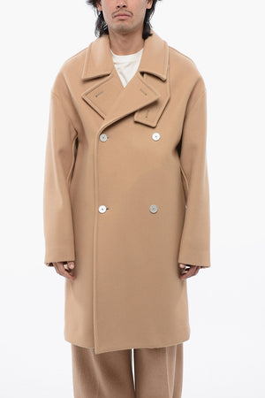 Double-Breasted Wool Coat