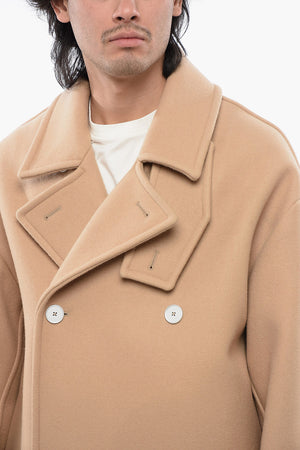 Double-Breasted Wool Coat
