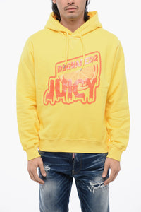 Hoodie Cool Fit mit glänzendem Silikon-Print