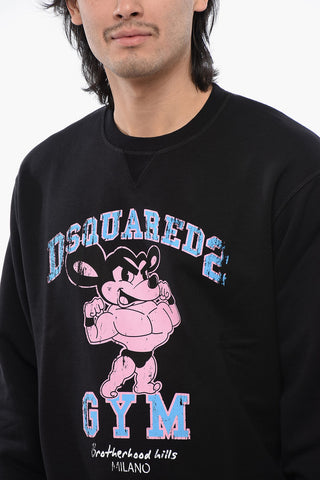 Crew Neck Cool Fit D2 GYM Brushed Cotton Sweatshirt