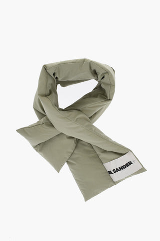 Sciarpa in Nylon Imbottita in Piuma
