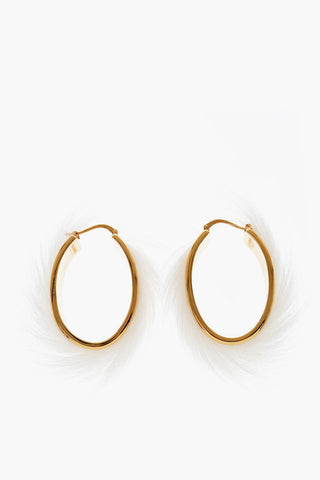 Fur SOFT WILDNESS Hoop Earrings
