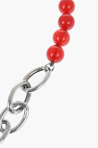 Collana a Catena SOLIDITY in Argento con Perline