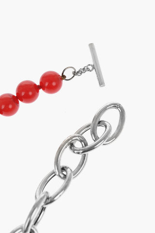 Collana a Catena SOLIDITY in Argento con Perline