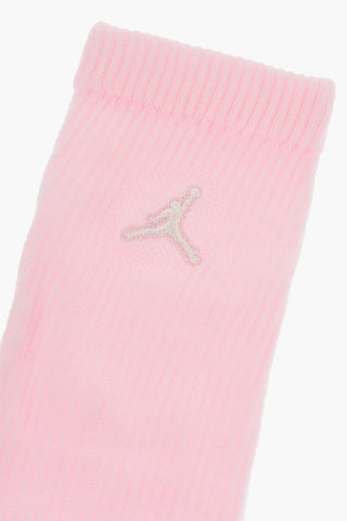 AIR JORDAN Set 6 Paia di Calzini Lunghi a Costine con Logo Ricamato