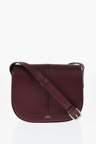 Solid Color Leather BETTY Crossbody Bag